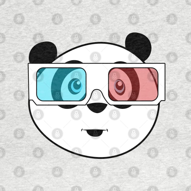 Panda - 3D Glasses by adamzworld